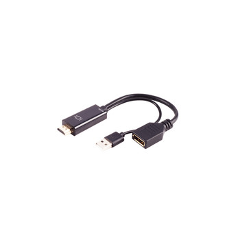 HDMI-A Adapter, DisplayPort Buchse, 4K60Hz, 20cm