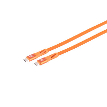 USB-C® Ladekabel, 3.2, 240W, orange, 0,25m