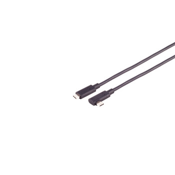 Optisches USB-C Kabel, 3.2, 10Gbps, PD, 90°, 3m